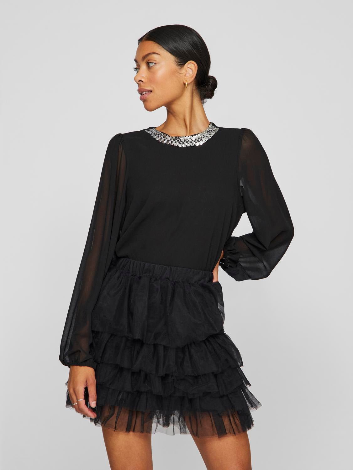 VIWILLY Top - Black - VERO MODA & VILA Bergvik